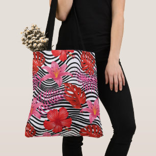 Palmas Tropicais de Tote Bag