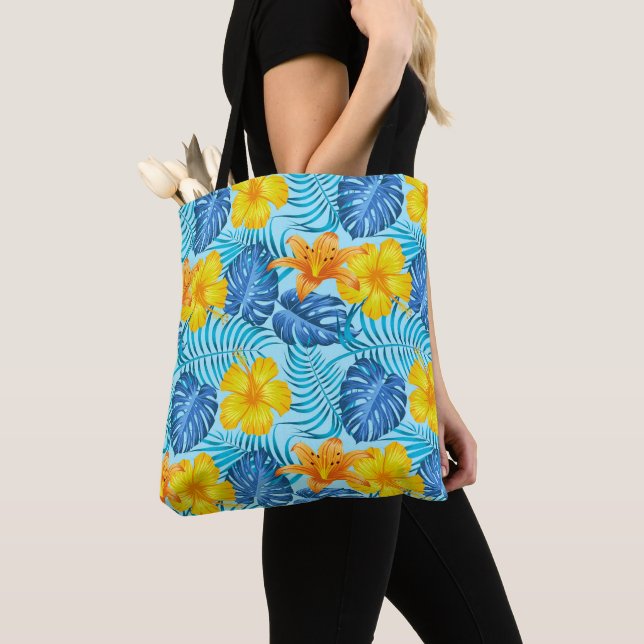 Palmas Tropicais de Tote Bag (Close Up)