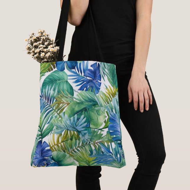 Palmas Tropicais de Tote Bag (Close Up)