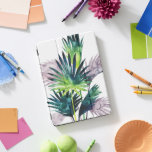 Palmeiras de Crepúsculo- Palmeiras<br><div class="desc">"Twilight Palms III" de Grace Popp. Apresenta verde tropical num estilo aquoso.</div>