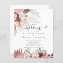 Pampas de Grass Tropicais de Vinho de Borgonha