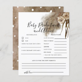 Pampas de outono Predições e Cartão de Aconselhame