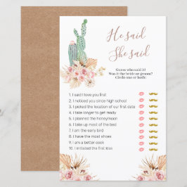 Pampas Florais Rosa Grama Disse que ela disse Jogo