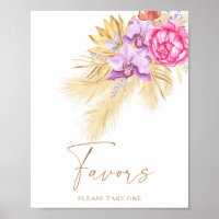 Pampas frass - Favorece o Poster