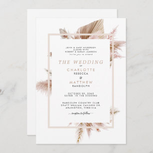 Pampas NeutralAmbos Estabelece Convite De Casament