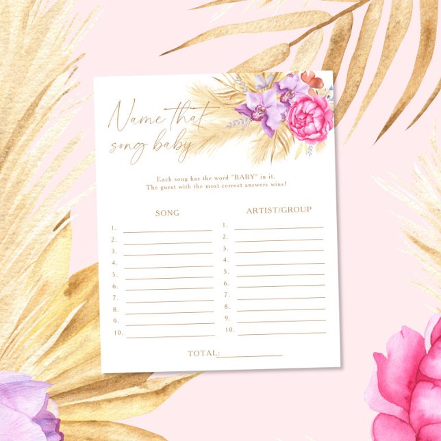 Pampas - Nomeie esse jogo de chá de fraldas (Criador carregado)