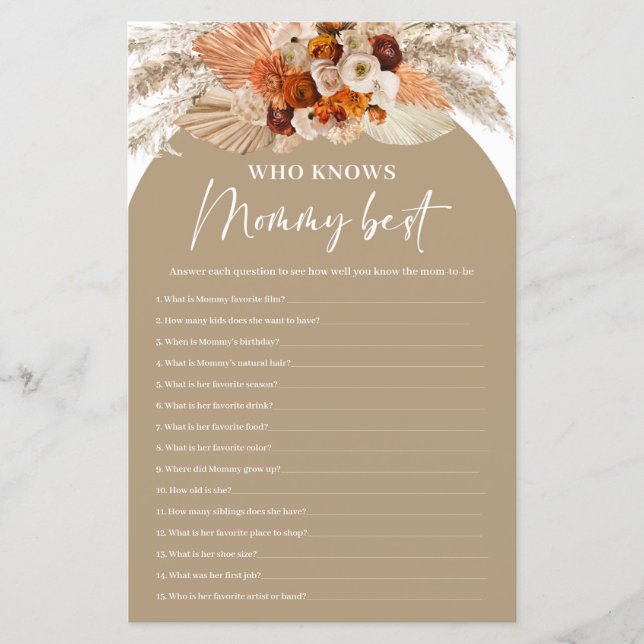 Pampas, terracotta boho, que conhece melhor as mam (Frente)