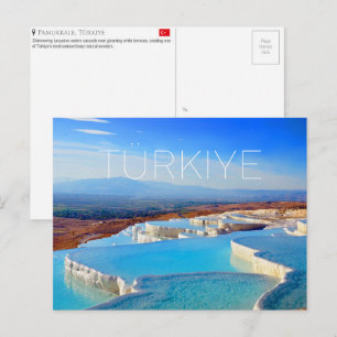 Pamukkale, Cartão Postal de Viagem da Türkiye