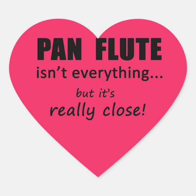 Pan Flute não é tudo autocolante (Frente)