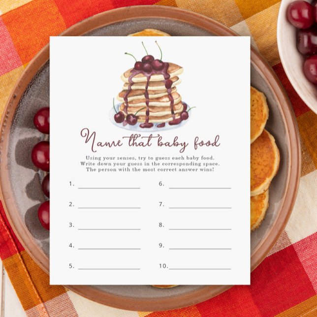 Pancakes, chá de fraldas, dá um nome ao jogo da co (Criador carregado)