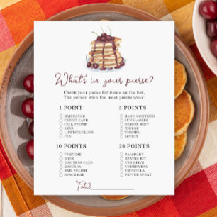 Pancakes chá de fraldas O que há no seu jogo de bo