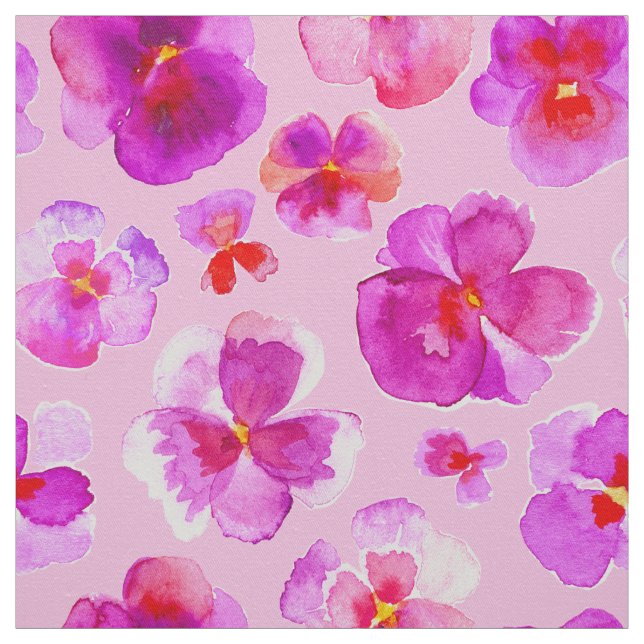 Pancas cor-de-rosa tecido de flores (Modelo)