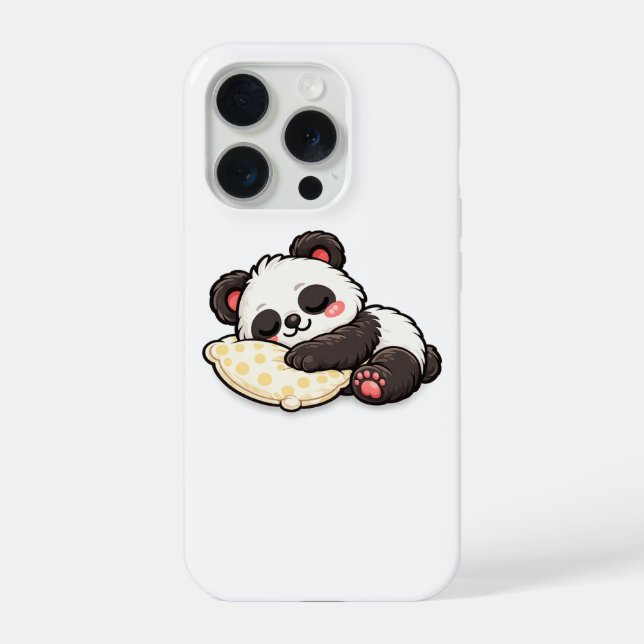 Panda Adormecido Fofo com Travesseiro (Verso)