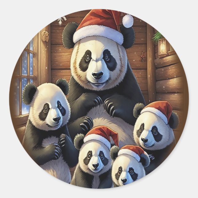 Panda Bear adesivos (Frente)