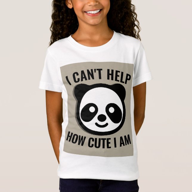 PANDA BEAR GAROTAS CORTES T-SHIRTS (Frente)
