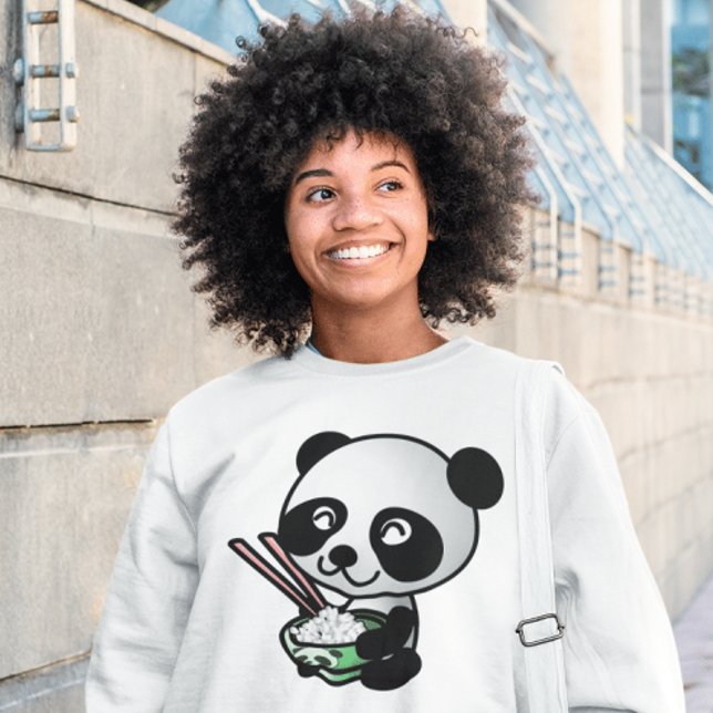 PANDA BEAR SUshi arroz T-SHIRTS (Criador carregado)