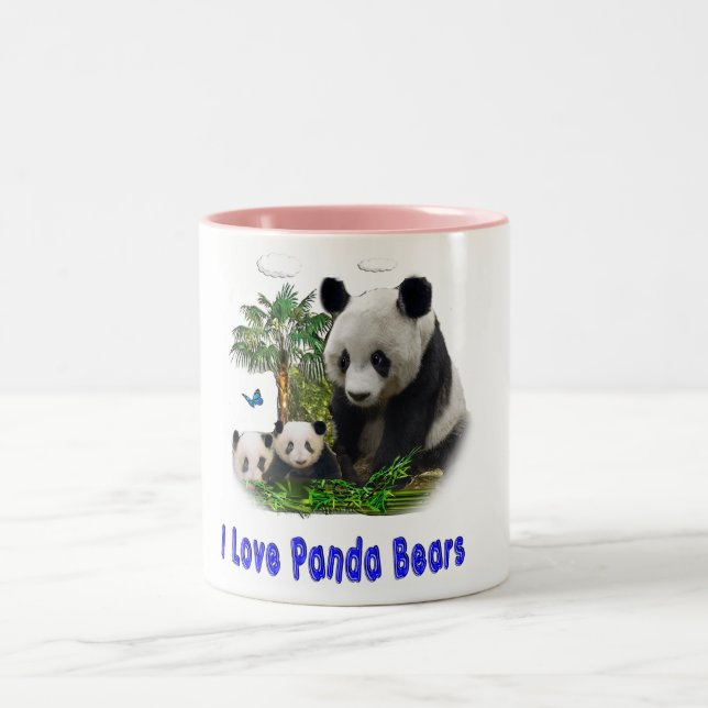 Panda Bears Xícara de Café de Duas Toneladas (Centro)