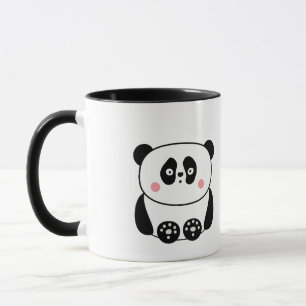 Panda bonita caneca personalizada