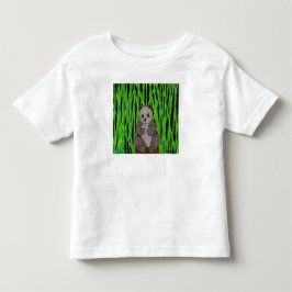 Panda (branco) - Camiseta para crianças pequenas