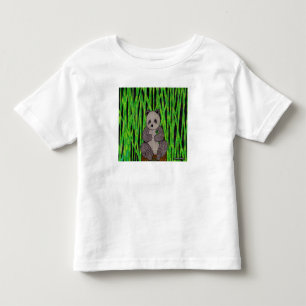Panda (branco) - Camiseta para crianças pequenas