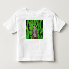 Panda (branco) - Toddler T-Shirt