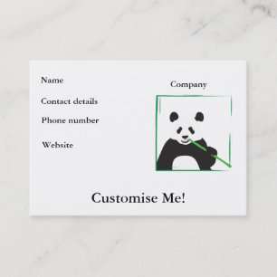 Panda - cartões de visitas