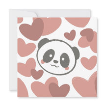 Panda com Corações