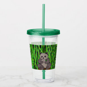 Panda - Copo de Acrílico