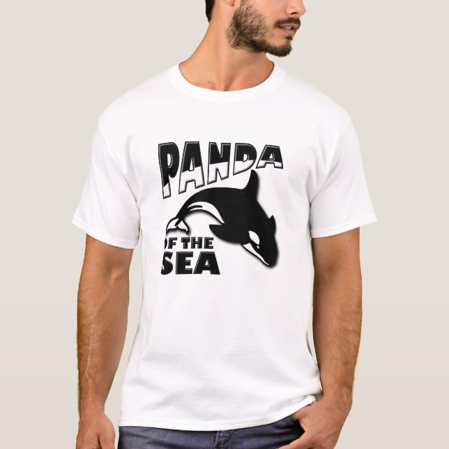 Panda da Camiseta engraçada do Mar (Frente)