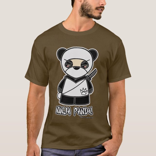 Panda de Ninja! T-shirt (Frente)