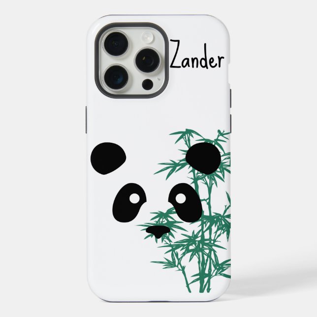 "Panda e Bambu" Personalizável (Verso)