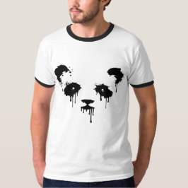 Panda Ink Drip Graphic Men's T-Shirt 