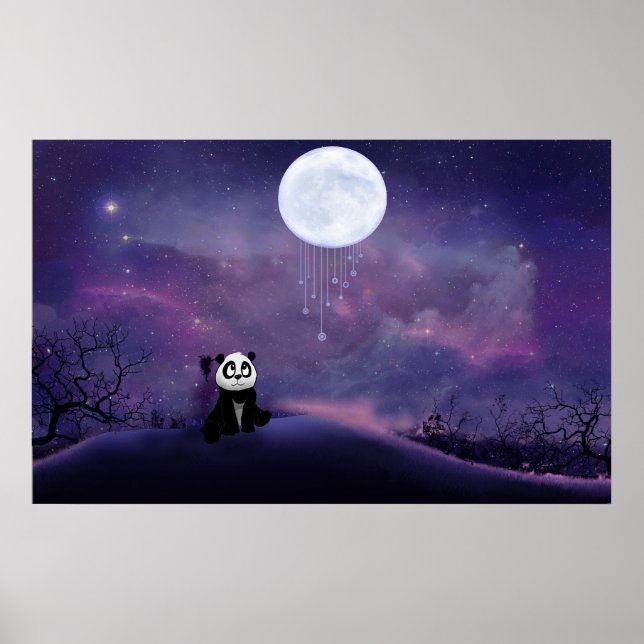 Panda Moon Poster (Frente)