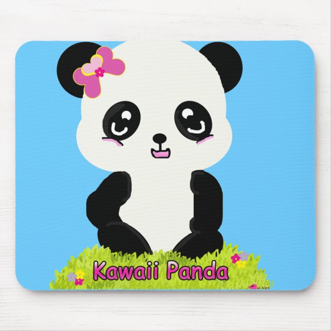 Panda Mousepad de Kawaii (Frente)