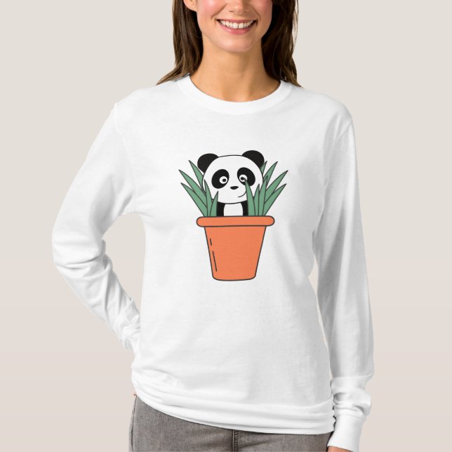 Panda Na Flower Top Funny Panda Beer Plant (Frente)