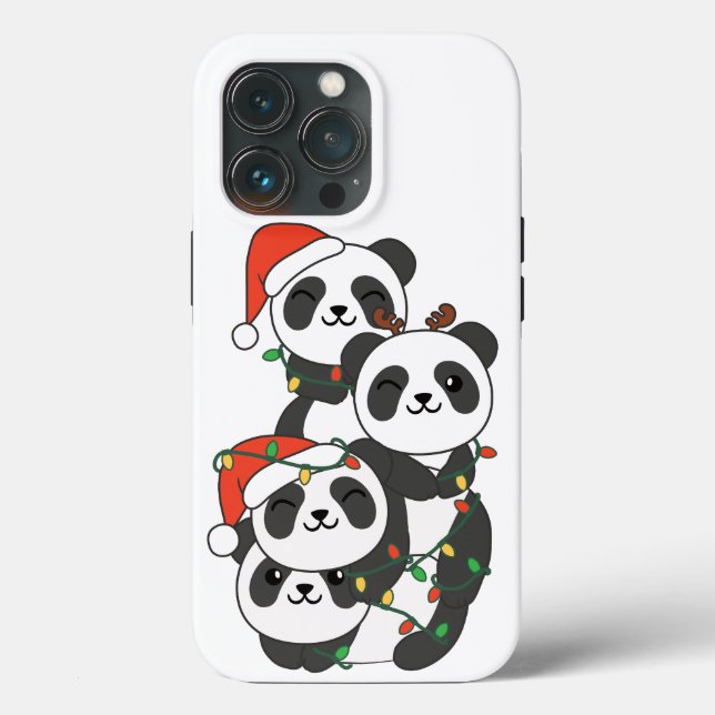 Panda Natal Árvore de Natal Pandas (Verso)