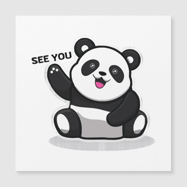 panda pequeno fofo (Frente)