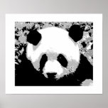 Panda Pop Art Poster Impressão - Posters Panda<br><div class="desc">Salve Pandas - Imagem de Pop Panda Preta e Branca - Retrato Panda - Estilo de Cara Panda / Pop de Cabeça-Arte Trabalho de arte digital - Proteger Pandas - Ambiente Natureza Mundo Verde - Urso / Imagens Animais - Salvar Pandas - Salvar o Planeta</div>