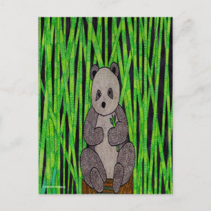 Panda (único) - Cartão postal