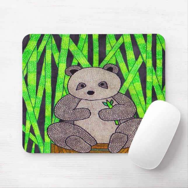 Panda (único) - Mouse Pad (Com mouse)