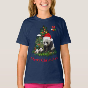 Panda ursa camisa de Natal