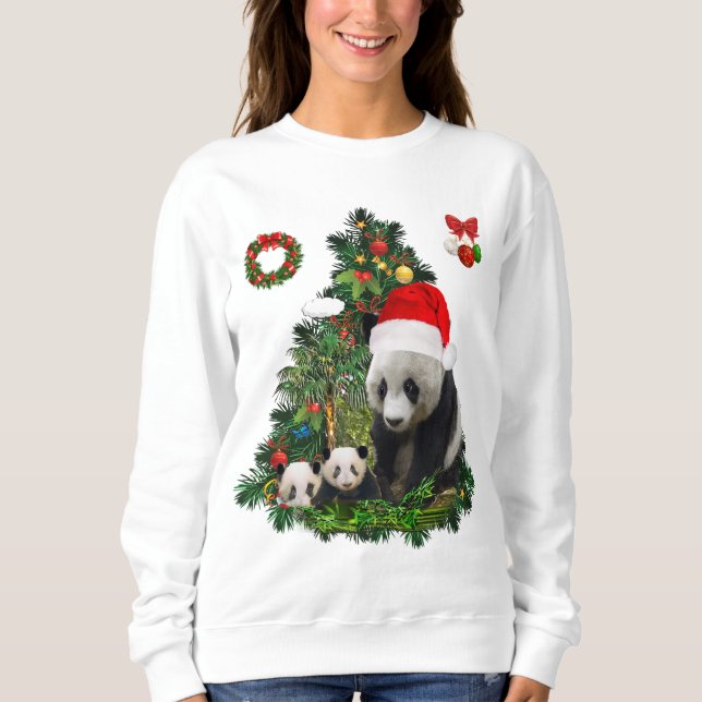 Panda ursa camisa de Natal (Frente)