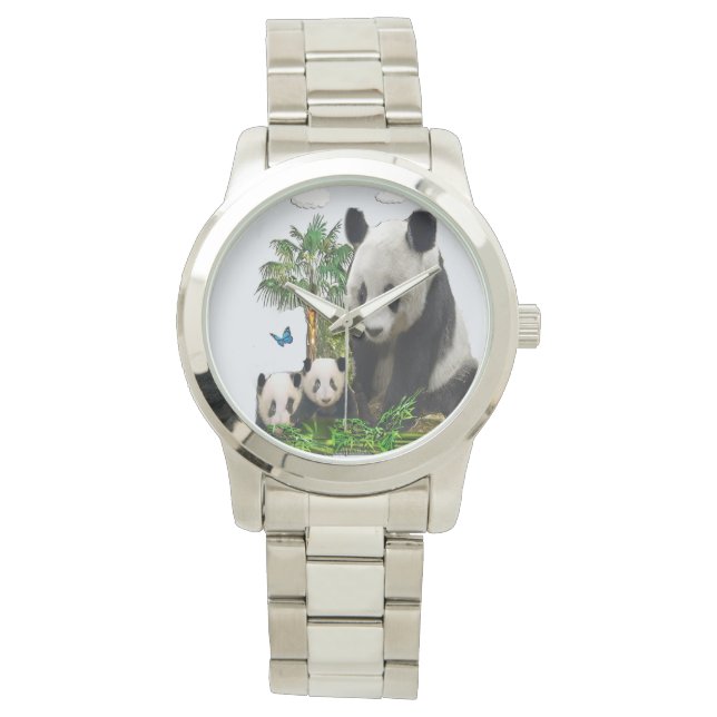 Panda ursa relógios de mulheres (Frente)