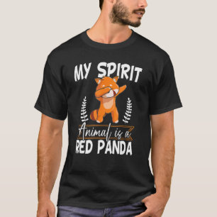 Panda Vermelha Cura Camisa Panda Vermelha Gráfico_