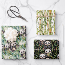 Pandas e Bambu-Cutes