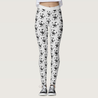 Pandas Hugging Leggings