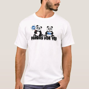 Pandas para o t-shirt do Yes