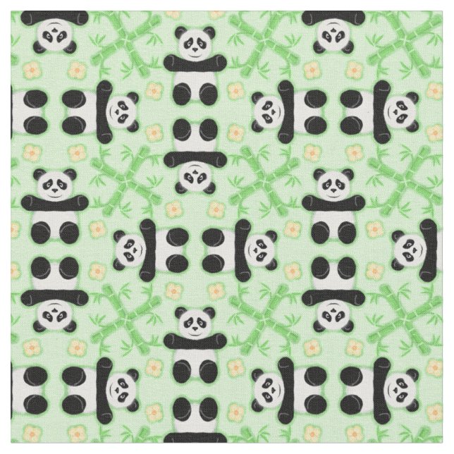 Pandas, Tecido de padrões Pandas (Detalhe)