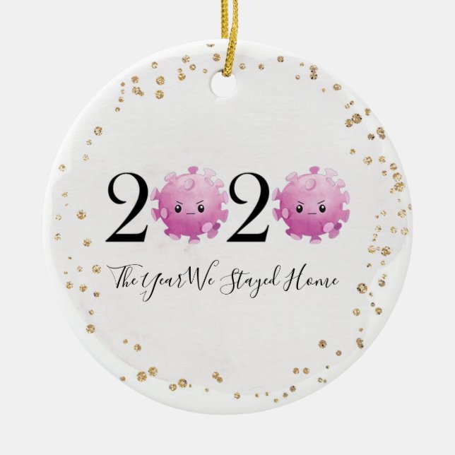 Pandemia do vírus de quarentena do Enfeites de nat (Frente)