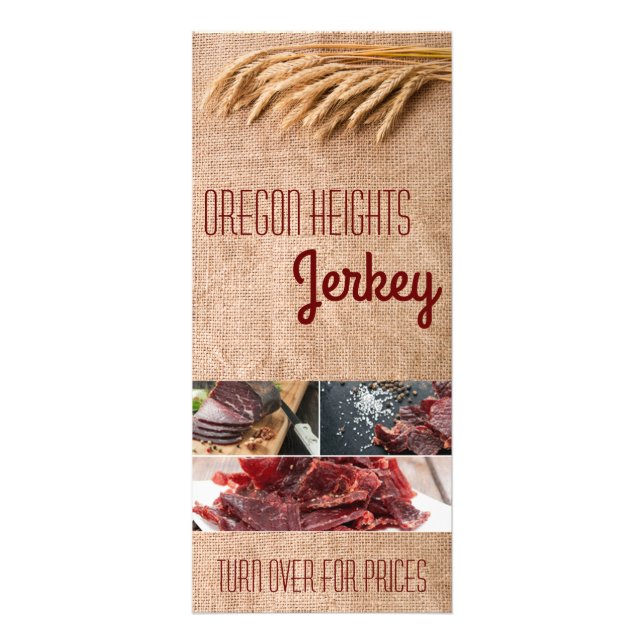 Panfleto 25 pacotes de preços comerciais Trigo no Burlap Sa (Frente)